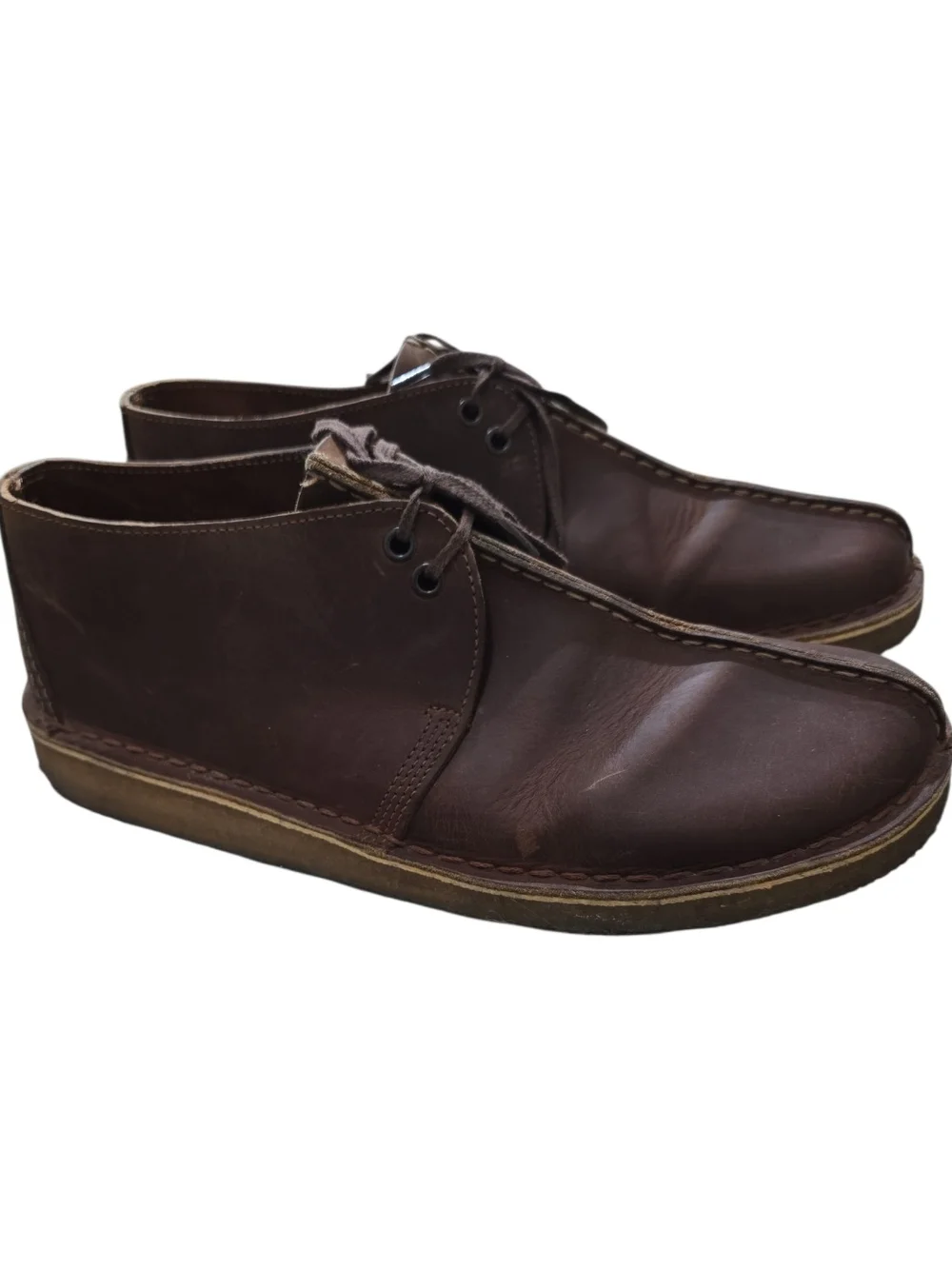 Clarks Originals Desert Trek Chukka Boots 11 Brown Leather